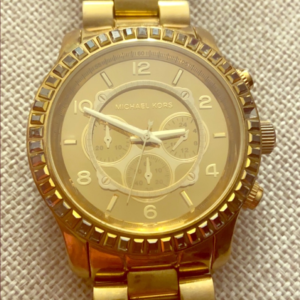 MK Gold Watch